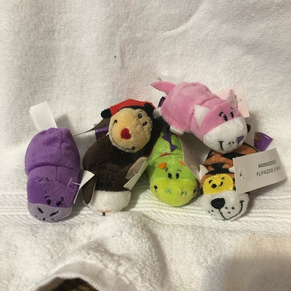 FlipaZoo original 3 inch plush animals bundle